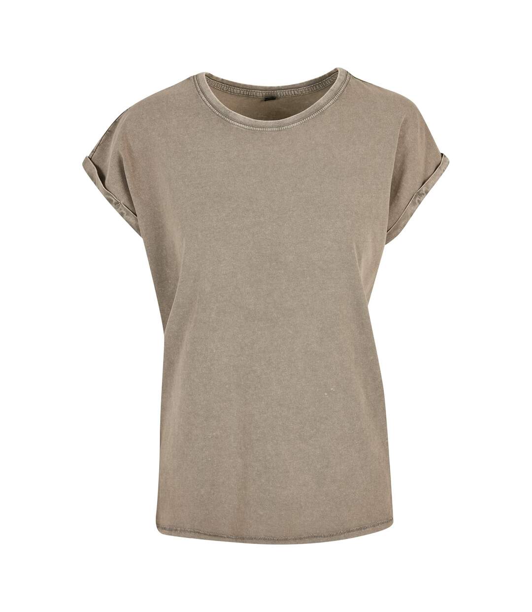 T-shirt Femme Kaki Foncé Build Your Brand-1