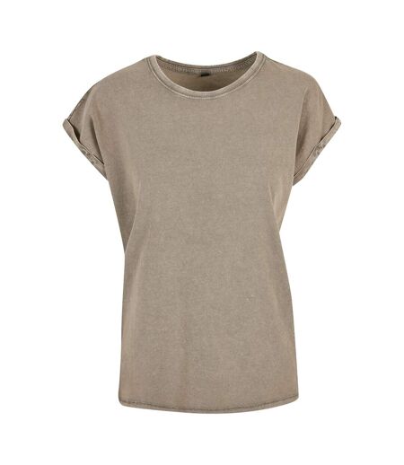 T-shirt Femme Kaki Foncé Build Your Brand