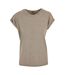 T-shirt Femme Kaki Foncé Build Your Brand-1