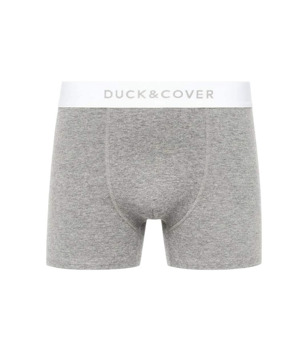 Pack of 3  Mens sagnet boxer shorts  grey/white/black Duck and Cover-3