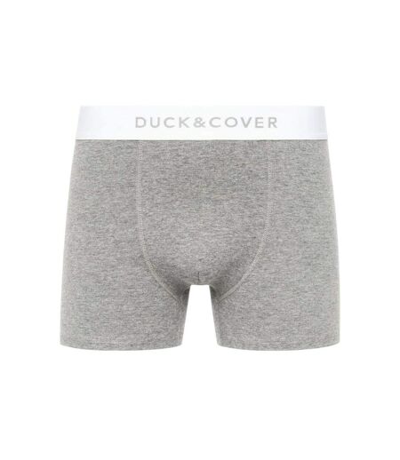 Pack of 3  Mens sagnet boxer shorts  grey/white/black Duck and Cover