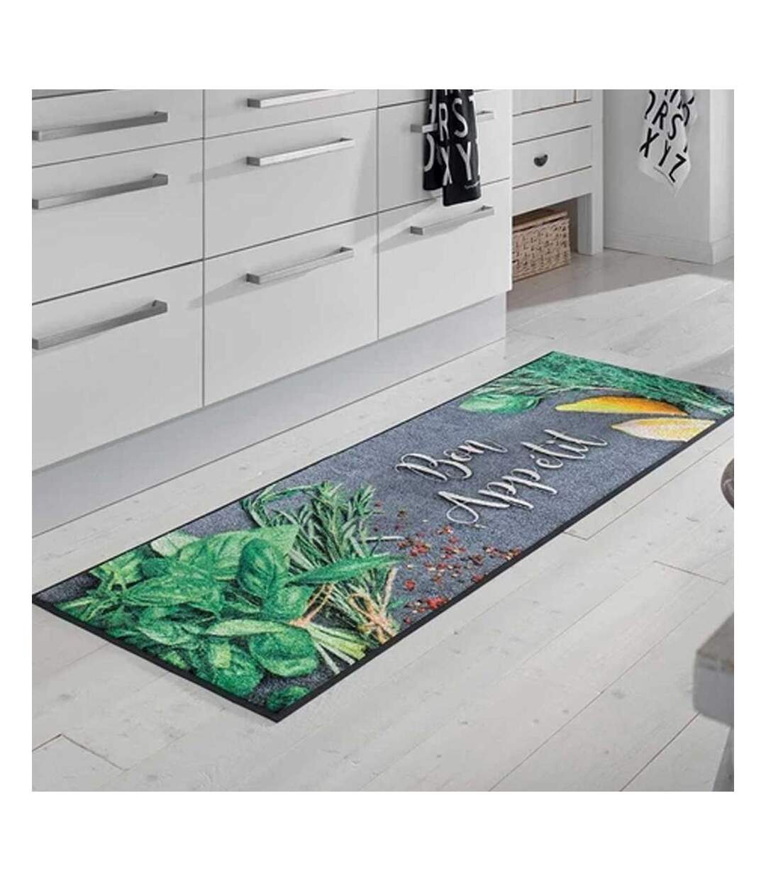 Tapis salon et chambre tissé motif fresque BONAPETI-2