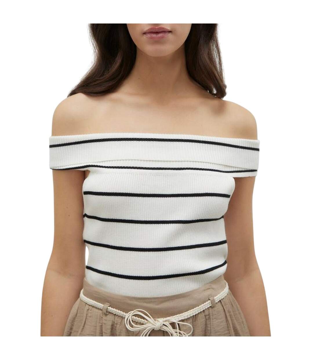 Womens/ladies Willow T-shirt Birch Vero Moda-4