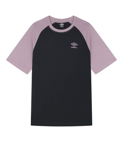 T-shirt Manches Raglan Core Homme Gris Rose Umbro