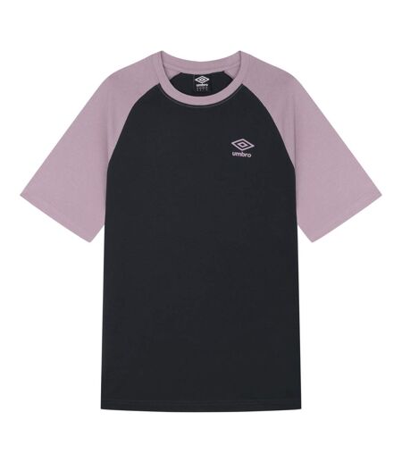 T-shirt Manches Raglan Core Homme Gris Rose Umbro