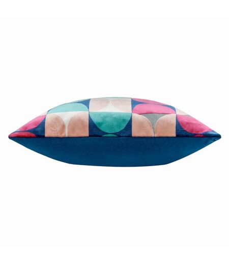 Housse de coussin bardot cut 50 cm x 50 cm magenta / bleu Paoletti Paoletti