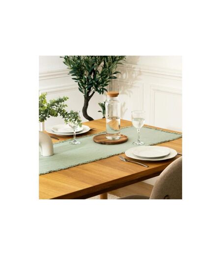 Chemin de Table Maha 38x140cm Menthe