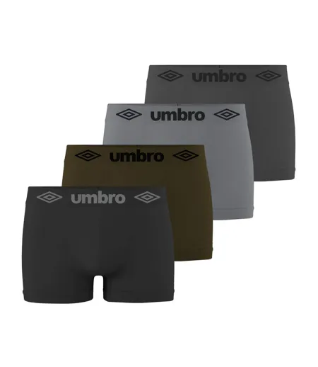 Lot de 4 boxers homme sans couture Seamless Umbro