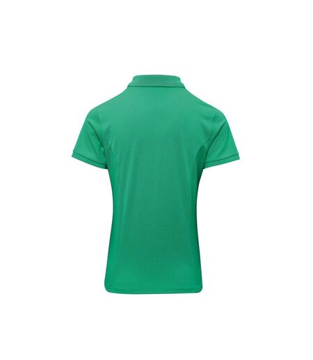 Premier Womens/Ladies Coolchecker Plus Polo Shirt (Kelly Green) - UTPC6467
