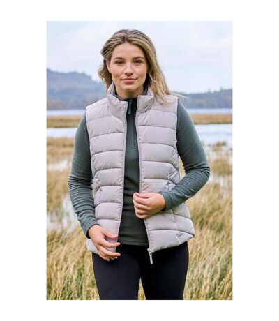 Womens/ladies opal padded gilet light beige Mountain Warehouse