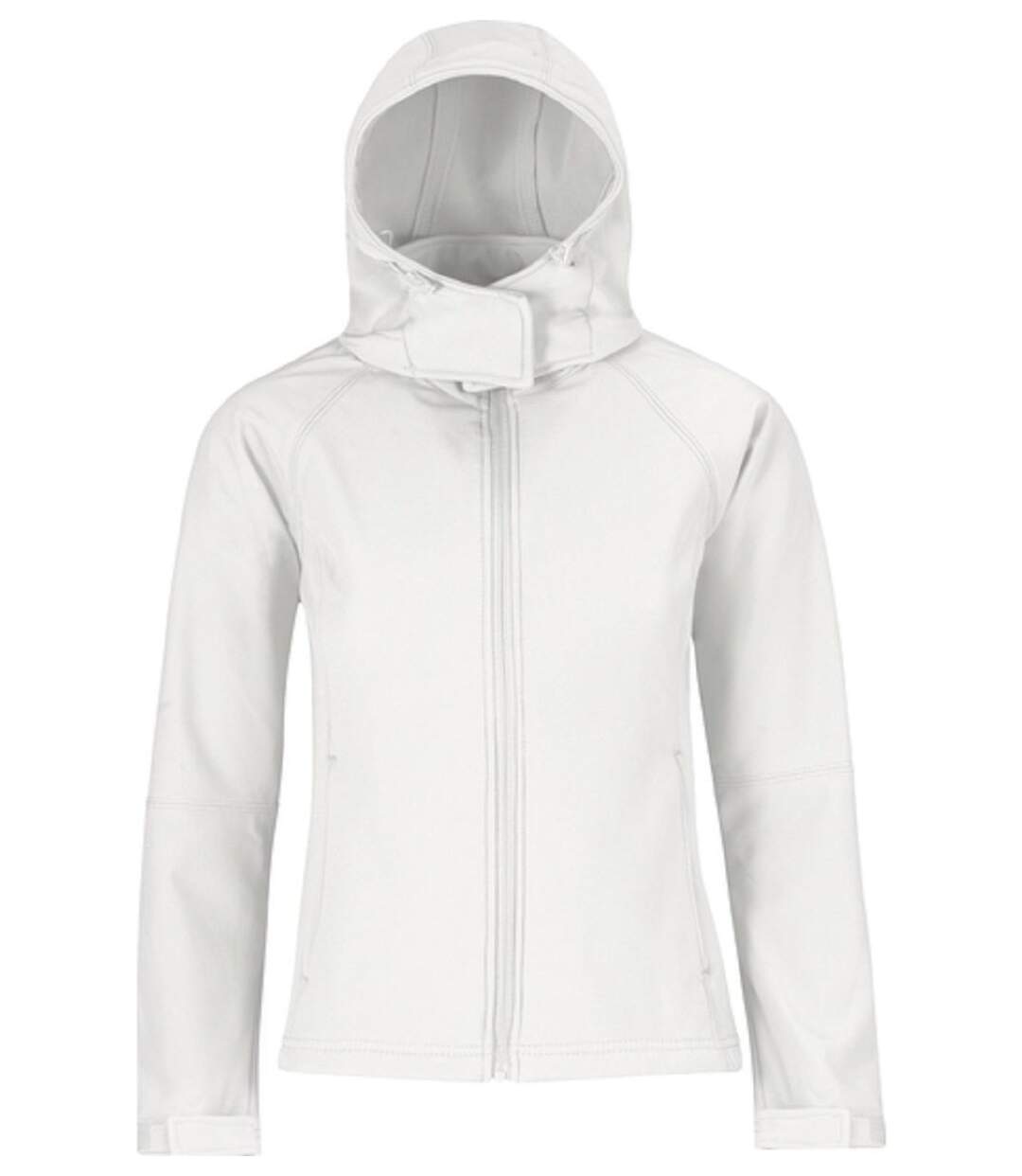 Veste softshell à capuche - Femme - JW937 - blanc-5