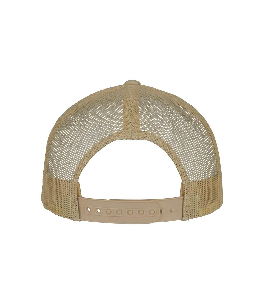 Casquette Trucker Motif/style Rétro Adulte Marron Kaki Flexfit-3