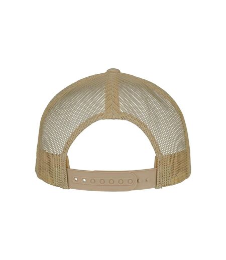 Casquette Trucker Motif/style Rétro Adulte Marron Kaki Flexfit