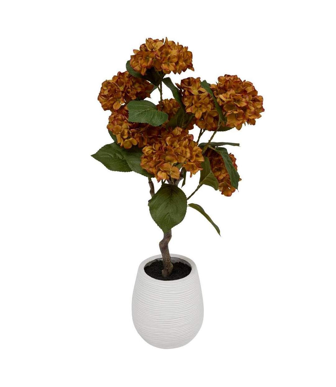 Hortensia Artificiel en Pot Mika 100cm Ambre-1