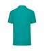 Mens 65/35 polo shirt emerald Fruit of the Loom