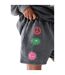 Womens/ladies Puff Print Sweat Shorts Grey Daisy Street-4