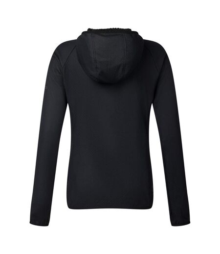 Womens/ladies Heat Weave Stretch Midlayer Black Dare 2B