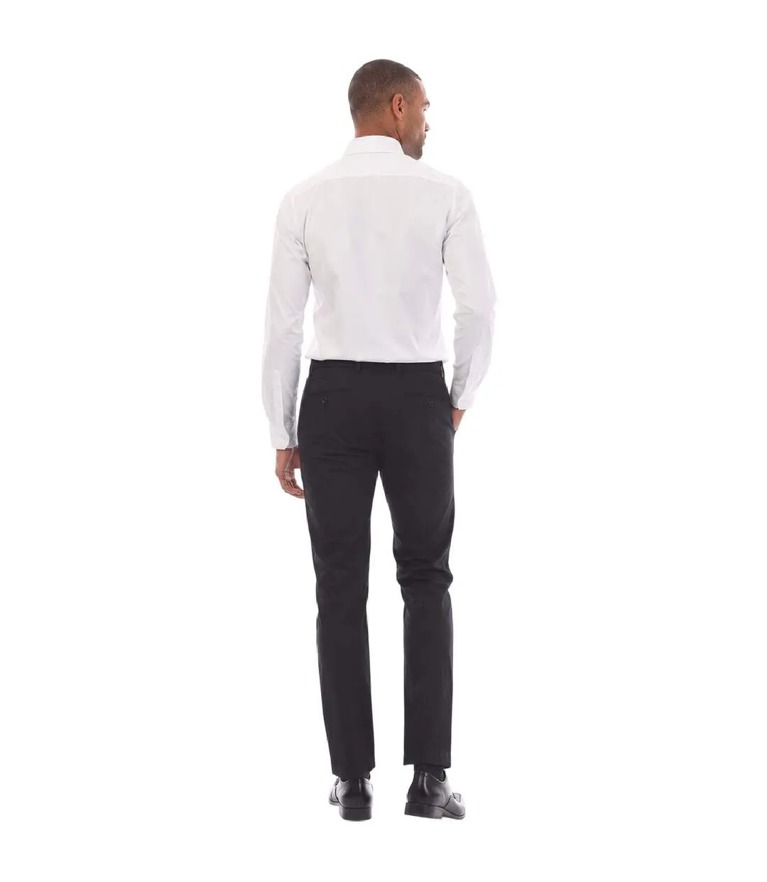 Mens Josh Regular Shirt White Boss-3