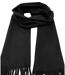 Echarpe Chic en Polyester - Laine - Viscose Doux Noir pour Homme - Accessoire Tendance Automne-Hiver-2