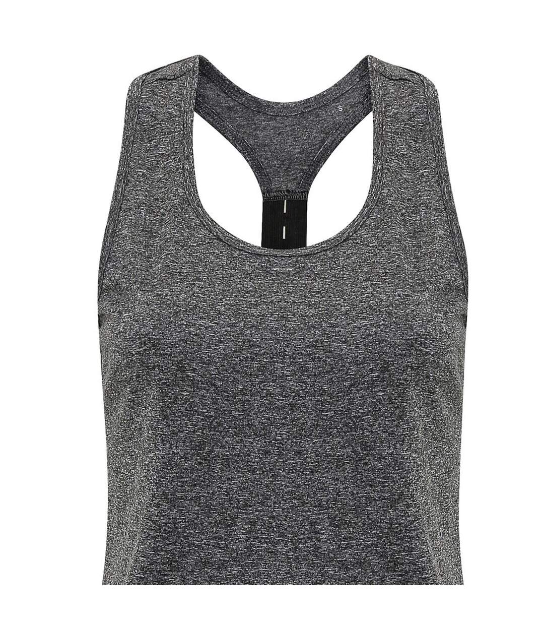 Débardeur sport femme gris chiné Tri Dri