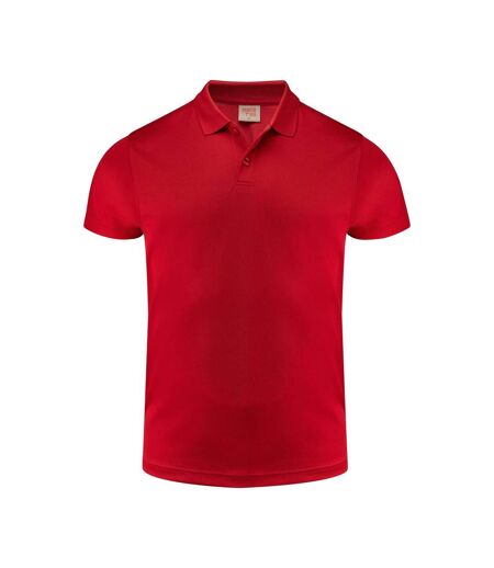 Polo Smash Homme Rouge Printer RED