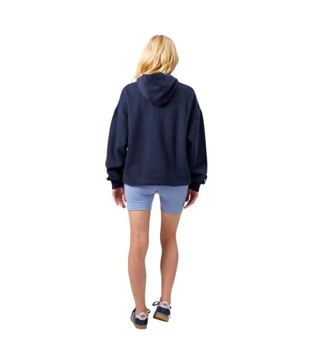 Sweat À Capuche Motif/style Fleurs Femme Bleu Nuit Original Creator