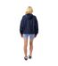Sweat À Capuche Motif/style Fleurs Femme Bleu Nuit Original Creator-3