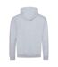 Sweat À Capuche Varsity Adulte Gris Chiné Bleu Marine Français Awdis-2