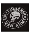 The Punisher Mens One Man Army Hoodie (Noir/Blanc) - UTTV739