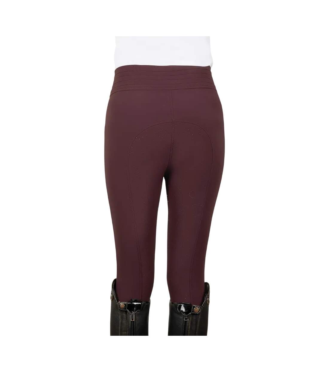 Womens/ladies Fenham Diamante Breeches Bordeaux Coldstream-2