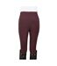 Womens/ladies Fenham Diamante Breeches Bordeaux Coldstream-2