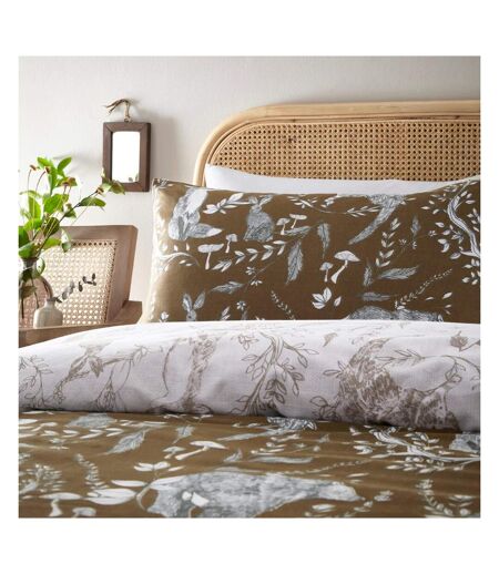 Buckthorn woodland duvet cover set amber Furn