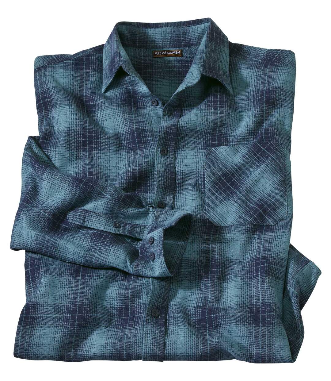 Kockás téli flanel ing-2