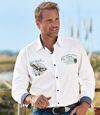Hemd mit Brustaufdruck Atlas For Men