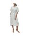 Robe verte à rayures femme vero moda bumpy-1
