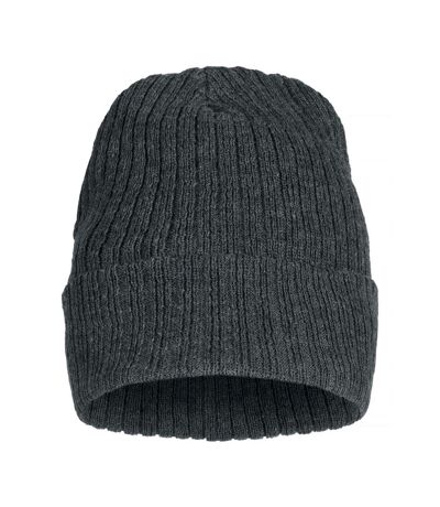 Unisex adult milas beanie anthracite melange Clique