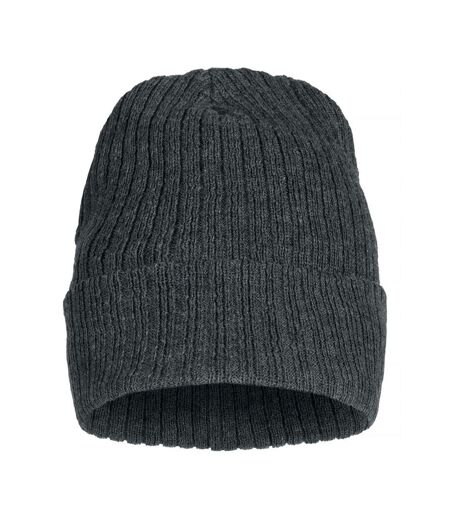 Unisex adult milas beanie anthracite melange Clique