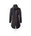Womens/ladies Leonia Light Coat Black Iguana-2