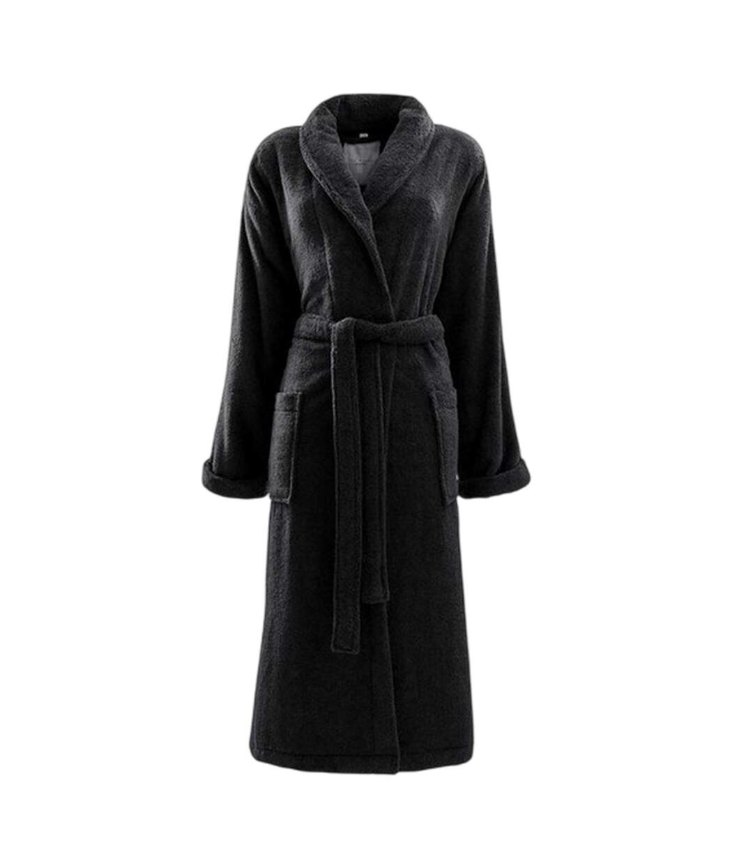 Womens/ladies Towelling Robe Black Ted Baker-1