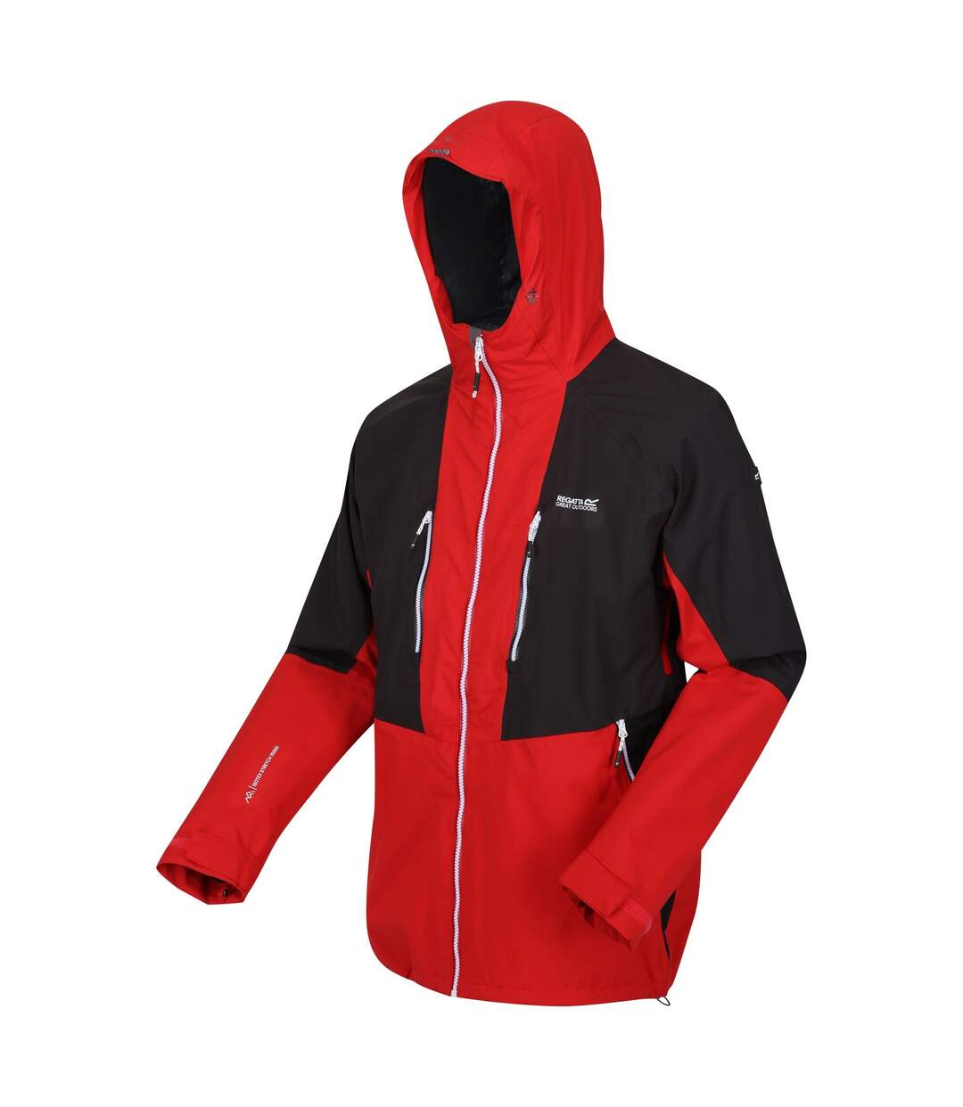 Veste imperméable sacramento homme rouge danger / cendre Regatta-3