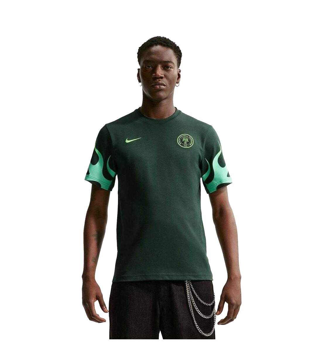 T-shirt Motif/style Nigeria Fc Homme Vert Nike-2