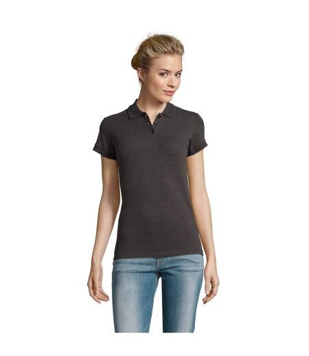 Polo Perfect Femme Charbon Chiné SOLS