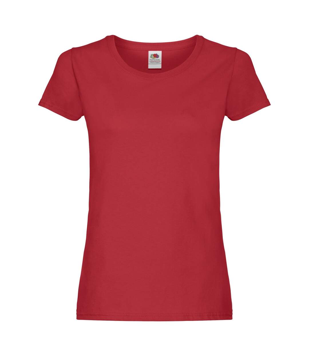 T-shirt original femme rouge Fruit of the Loom