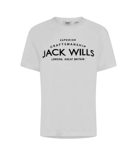 Womens/ladies Forstal Boyfriend T-shirt White Jack Wills