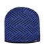 Bonnet Motif/style Zig-zag Adulte Bleu Reusch-1