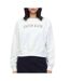 Sweat blanc femme calvin klein jeans ls cropped-1