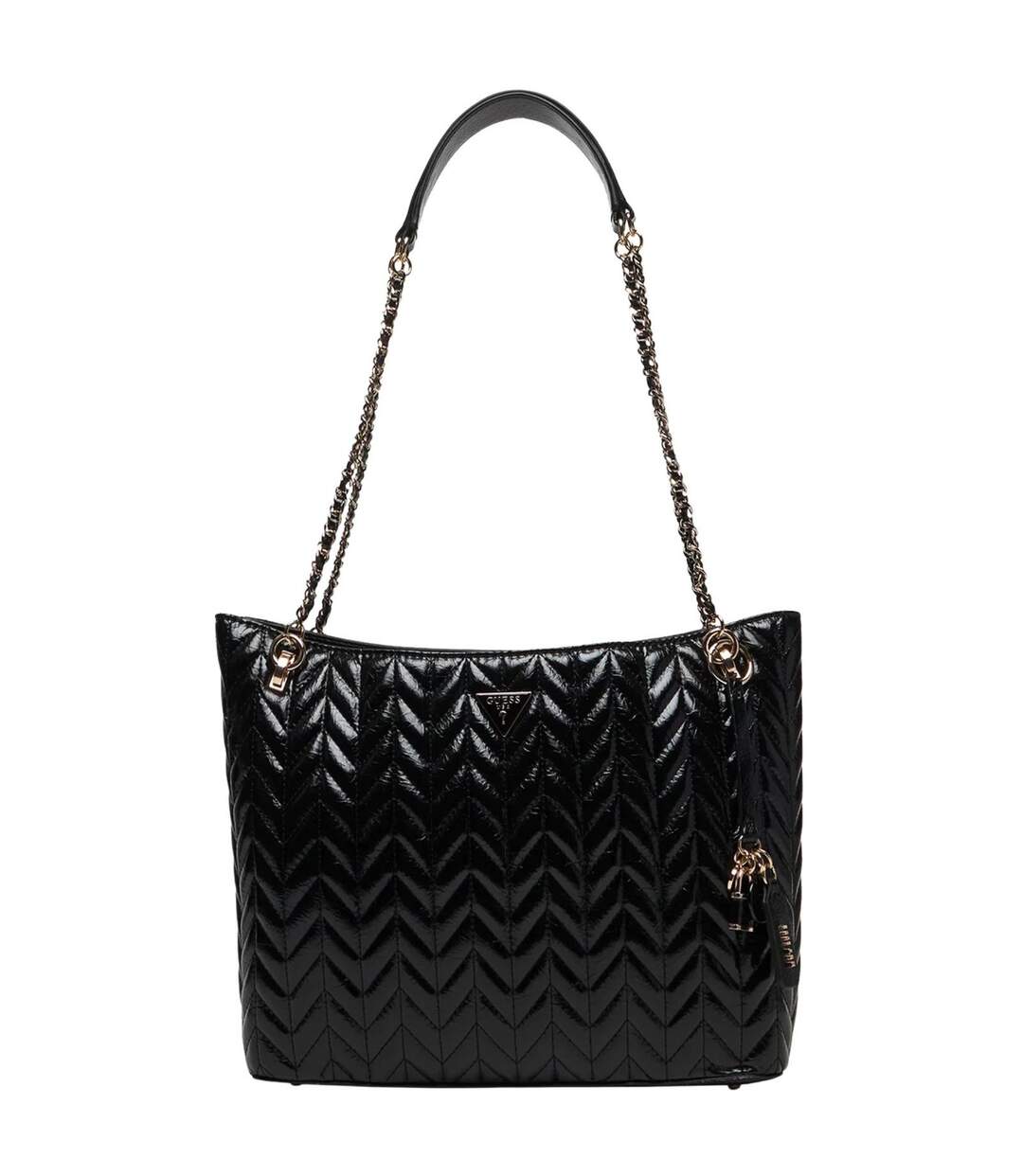 Sac À Main Motif/style Matelassé Taille Unique Noir Guess-2