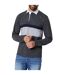 Mens leo rugby shirt dark grey Maine-1