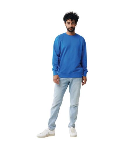 Unisex adult etosha recycled cotton lightweight sweatshirt royal blue Iqoniq