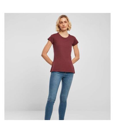 Womens/ladies Basic T-shirt Charcoal Build Your Brand